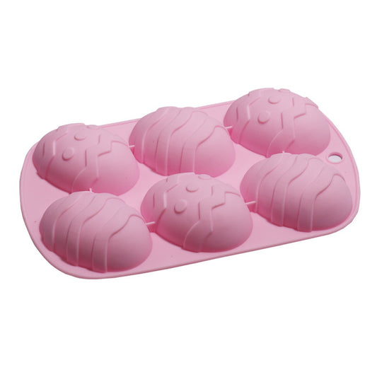 Six Easter Egg Molds Chocolate Silicone