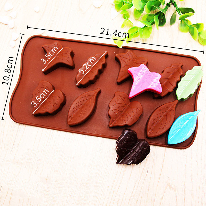 Diy leaf chocolate molds