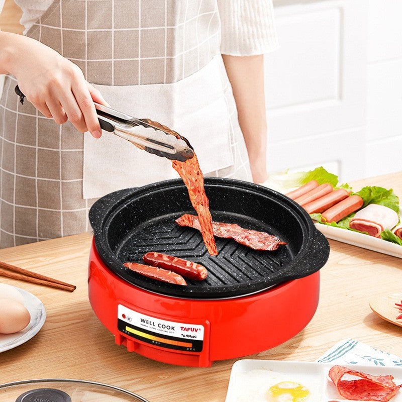 Electric hot pot household multi-functional