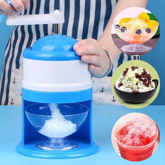Hand crank ice crusher, shaved ice machine, smoothie machine, household small manual ice breaker, set up a spread, and the ice machine is the best for you