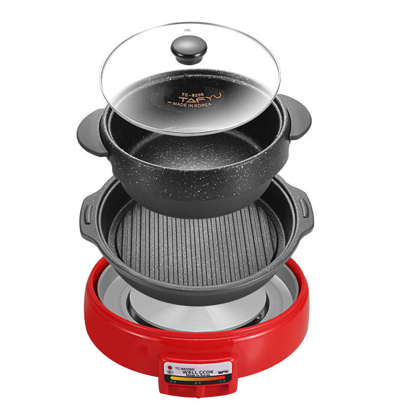 Electric hot pot household multi-functional