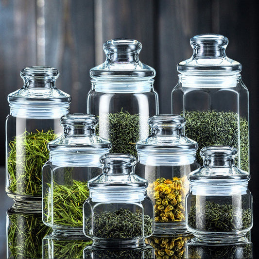 Ocean imported portable sealed glass jar