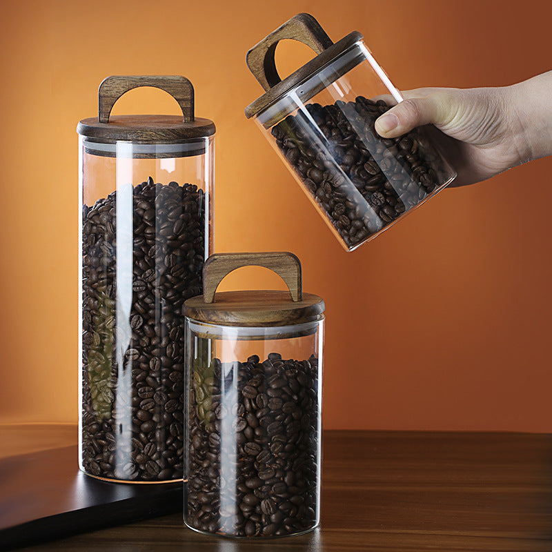 glass storage jars