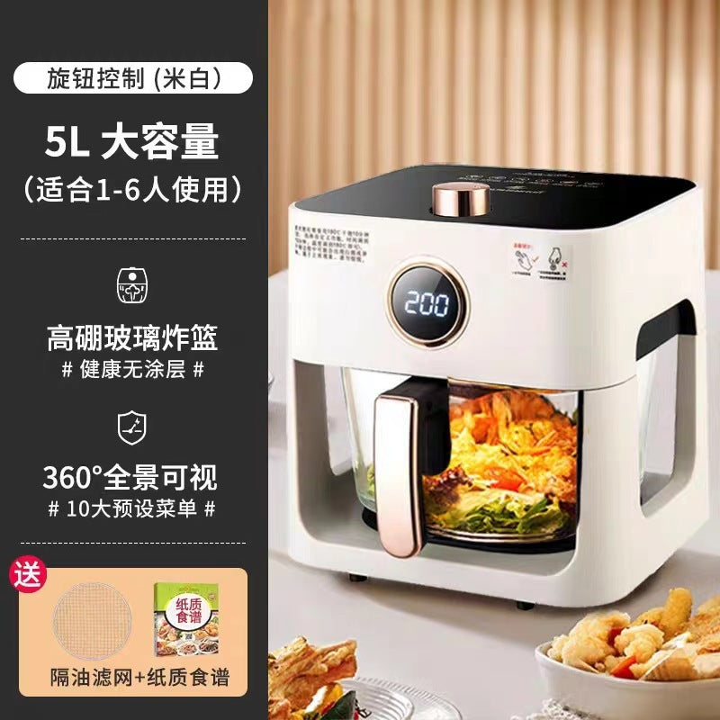 Glass Air Fryer for Healthy Cooking
