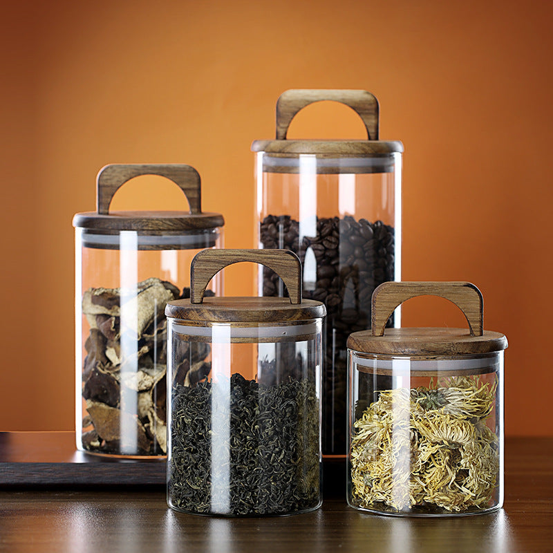 glass storage jars