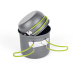 Single 2-piece Outdoor Non-stick Set Of Pots And Pans