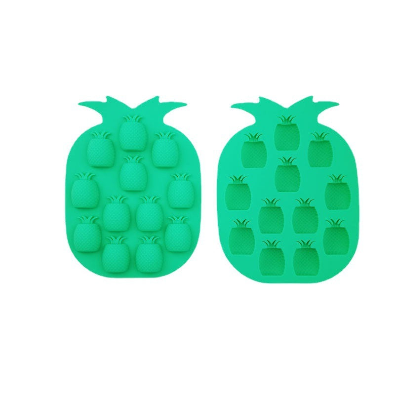 Ice Maker Mould Bar Party Drink Ice Tray Mold Pineapple Shape Ice Cube Freeze Mold Silicone Mold Kitchen Accessories