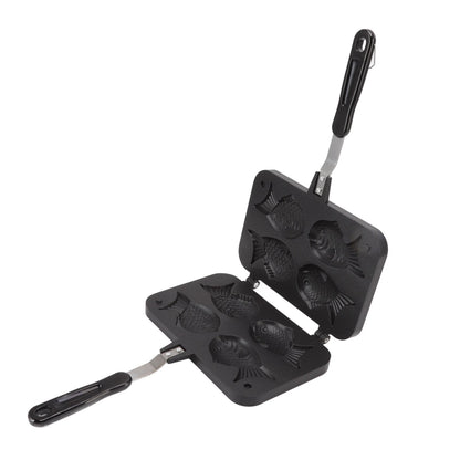 Taiyaki Fish Shape Cake Maker Non Stick Taiyaki Double Baking Pan Waffle Baking Mold