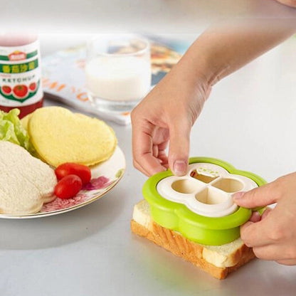 Sandwich Mold Four-Leaf Clover Love Bread Maker
