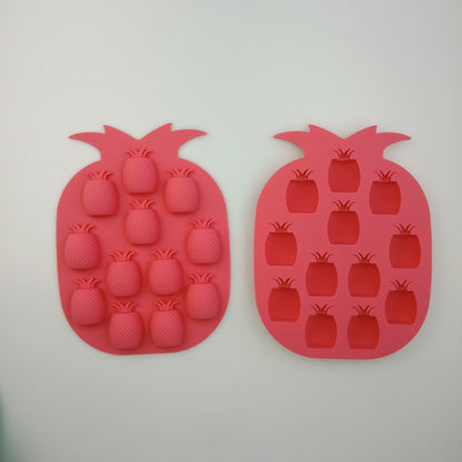 Ice Maker Mould Bar Party Drink Ice Tray Mold Pineapple Shape Ice Cube Freeze Mold Silicone Mold Kitchen Accessories