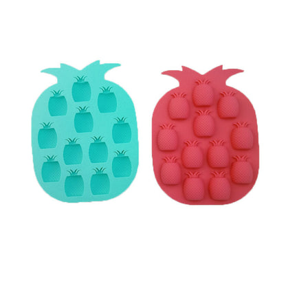 Ice Maker Mould Bar Party Drink Ice Tray Mold Pineapple Shape Ice Cube Freeze Mold Silicone Mold Kitchen Accessories