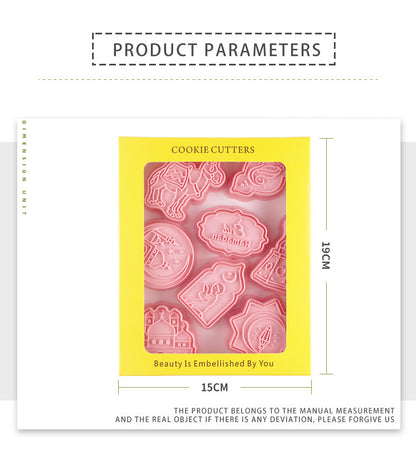 Cookie Mold 3d 3d Diy Plastic Suit Home Cake Cookie Press Type Baking Tool Cutter