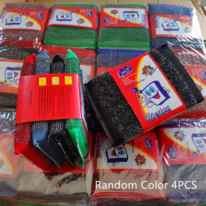 Household Steel Wire Cloth Sponge Wipe Brush Pots And Pans Wash Dishes