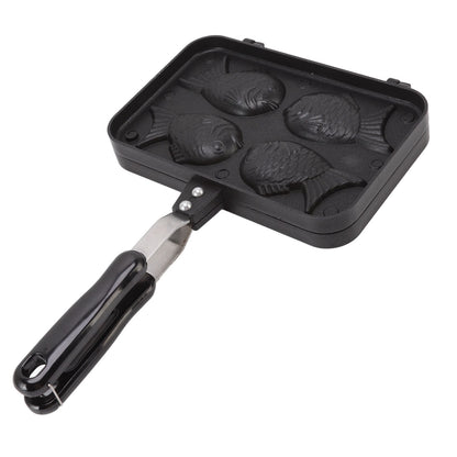 Taiyaki Fish Shape Cake Maker Non Stick Taiyaki Double Baking Pan Waffle Baking Mold
