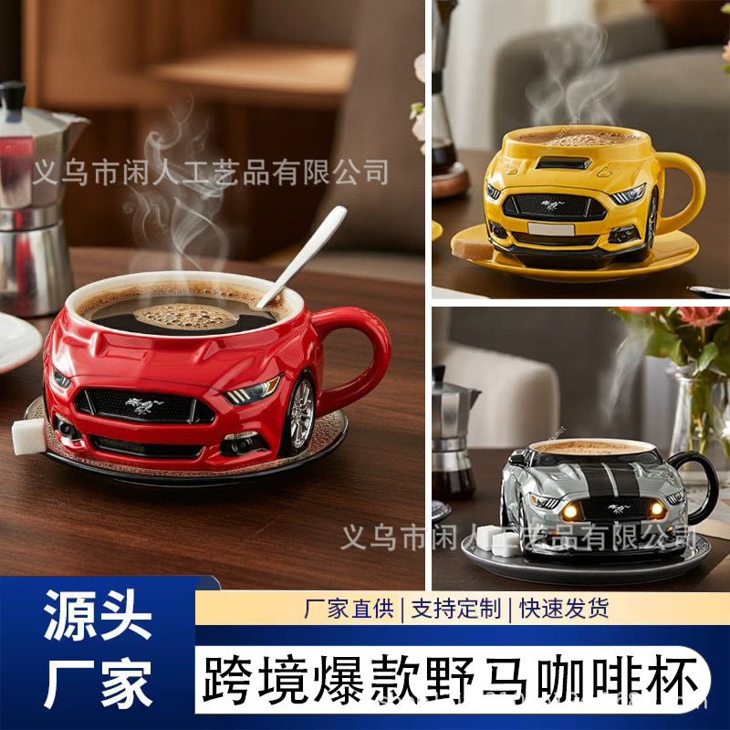 Sports Car Shaped Coffee Mug