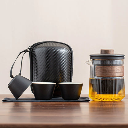 Travel tea set portable quick mug outdoor travel personal special portable kung fu teacup teapot set