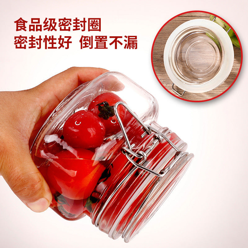 Sealed Jars, Glass Food Grade Bottles,