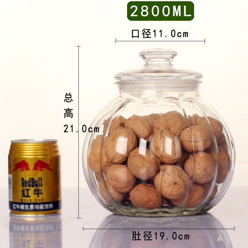 Small Pumpkin Shaped Jars