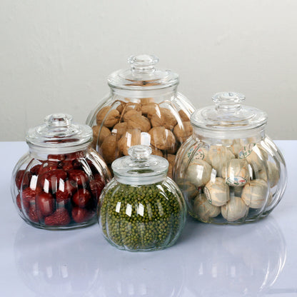 Small Pumpkin Shaped Jars