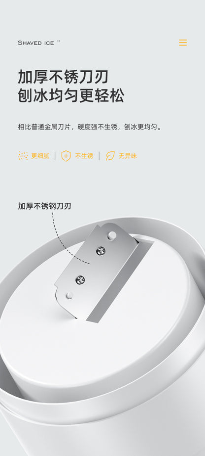 Hand shaved ice machine, household small manual shaved ice artifact, cotton smoothie ice machine, ice breaker, stall dedicated unplugged