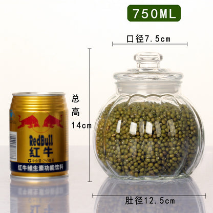 Small Pumpkin Shaped Jars