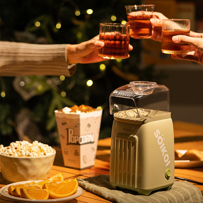 SOIKOI Tsusakiku Popcorn Machine Kids Household Small Fully Automatic Mini Special Corn Popcorn Popcorn Machine