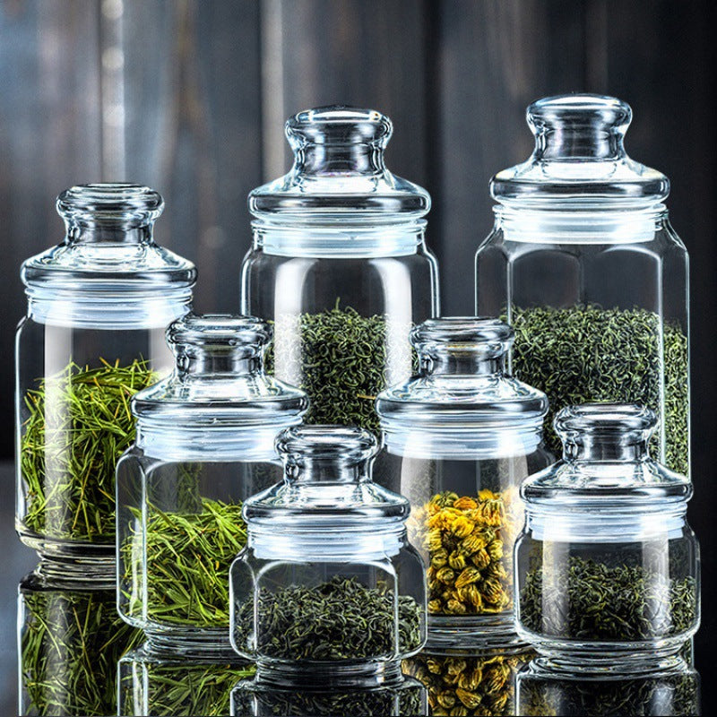 Ocean imported portable sealed glass jar