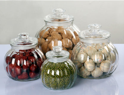 Small Pumpkin Shaped Jars