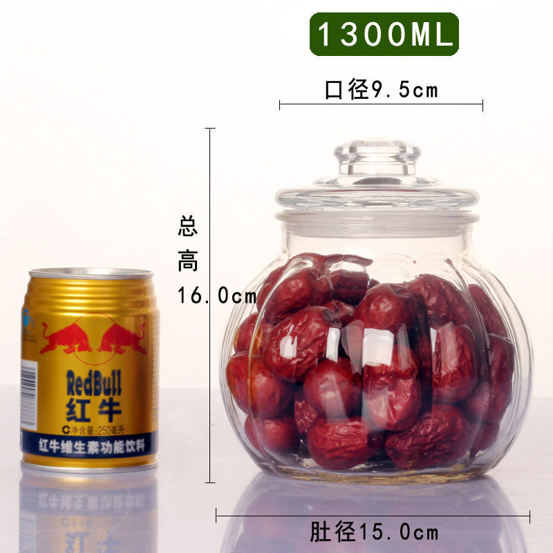 Small Pumpkin Shaped Jars