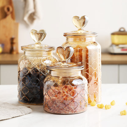 Multifunctional Sealed Storage Glass Jar