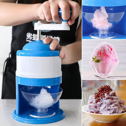 Hand crank ice crusher, shaved ice machine, smoothie machine, household small manual ice breaker, set up a spread, and the ice machine is the best for you