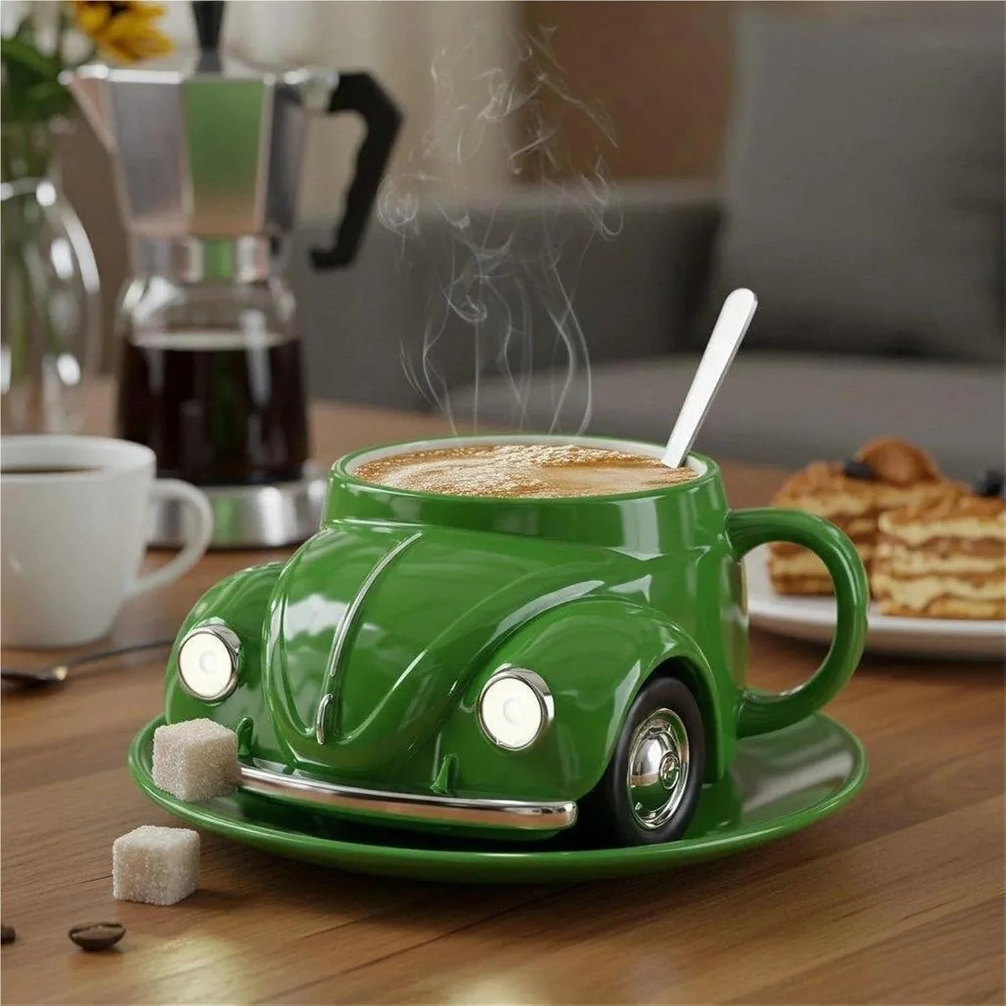 Beetle Shaped Coffee Mug