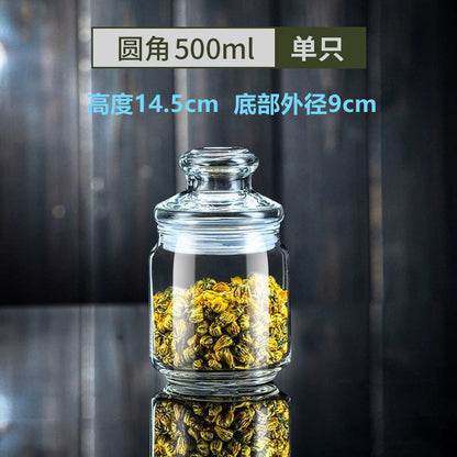 Ocean imported portable sealed glass jar