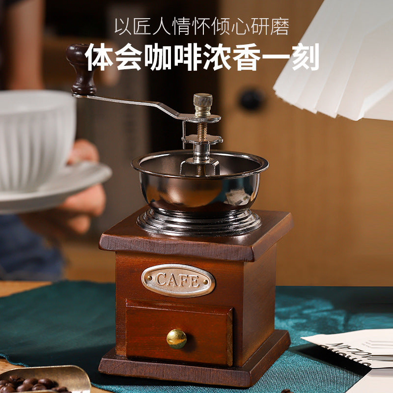 Retro Style Coffee Mill Mini Grinder