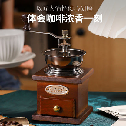 Retro Style Coffee Mill Mini Grinder