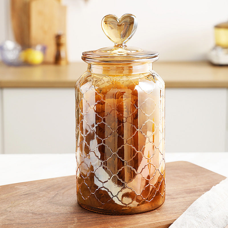 Multifunctional Sealed Storage Glass Jar