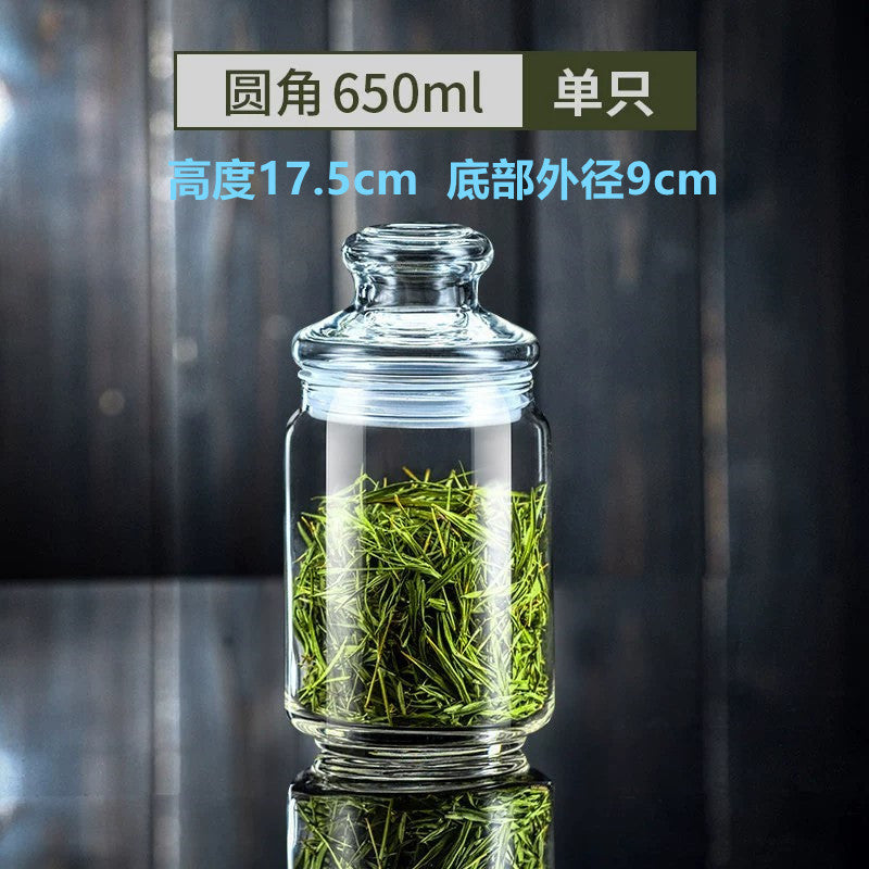 Ocean imported portable sealed glass jar