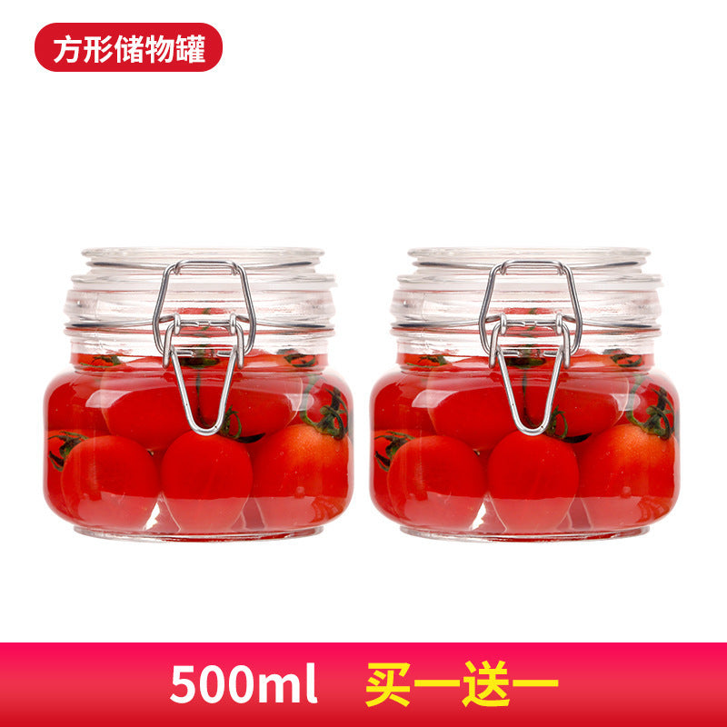 Sealed Jars, Glass Food Grade Bottles,