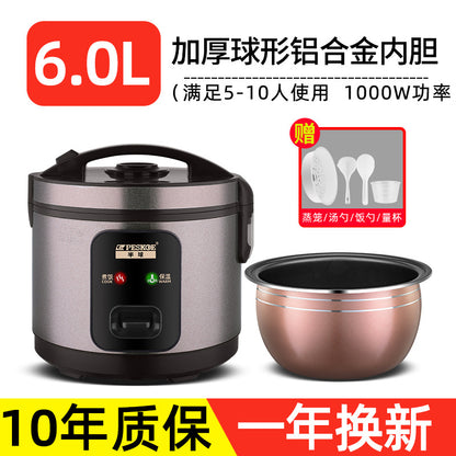 Household rice cooker positive hemispherical rice cooker for 3~4 people genuine 4 liter non-stick gall vintage 1-2 person gift factory