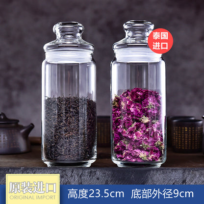 Ocean imported portable sealed glass jar