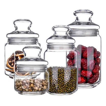 Ocean imported portable sealed glass jar