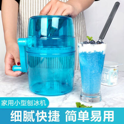 Hand crank ice crusher, shaved ice machine, smoothie machine, household small manual ice breaker, set up a spread, and the ice machine is the best for you