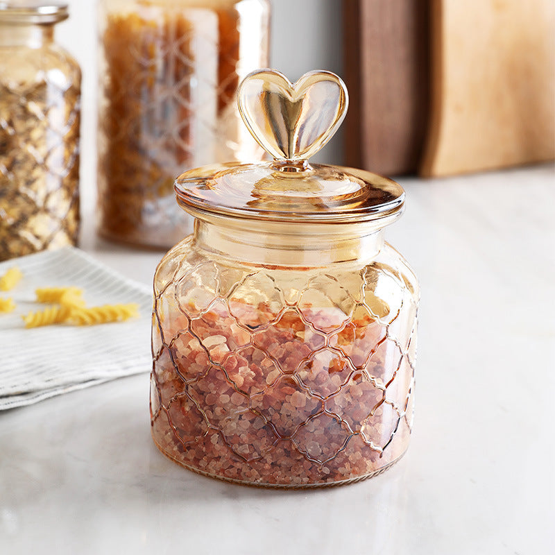 Multifunctional Sealed Storage Glass Jar