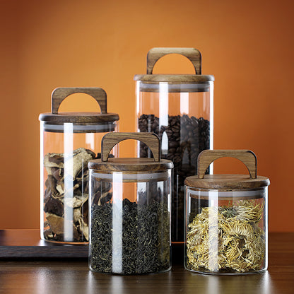glass storage jars