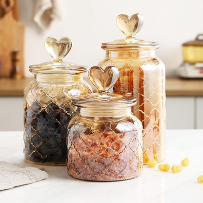 Multifunctional Sealed Storage Glass Jar