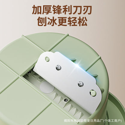 Manual shaved ice machine, small cotton ice machine, household ice crusher, hand crank ice machine, night market stall manufacturers, wholesale