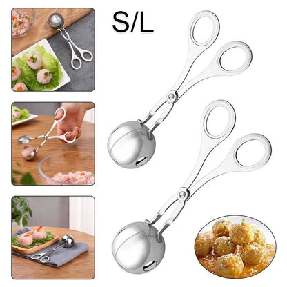 Model Meatball Maker Meat Kitchen Non Stick Spoon Stainless Steel Spoon