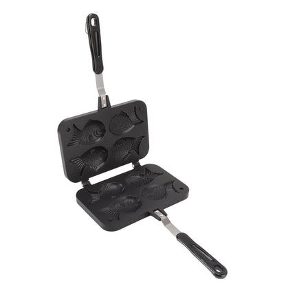 Taiyaki Fish Shape Cake Maker Non Stick Taiyaki Double Baking Pan Waffle Baking Mold