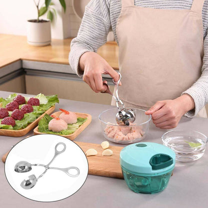 Model Meatball Maker Meat Kitchen Non Stick Spoon Stainless Steel Spoon