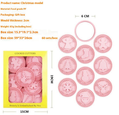 Alphabet Letter Number Cookie Press Stamp Embosser Cutter Fo